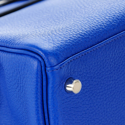 Hermes Togo Kelly Retourne 32 Bleu Electrique 8 of 25