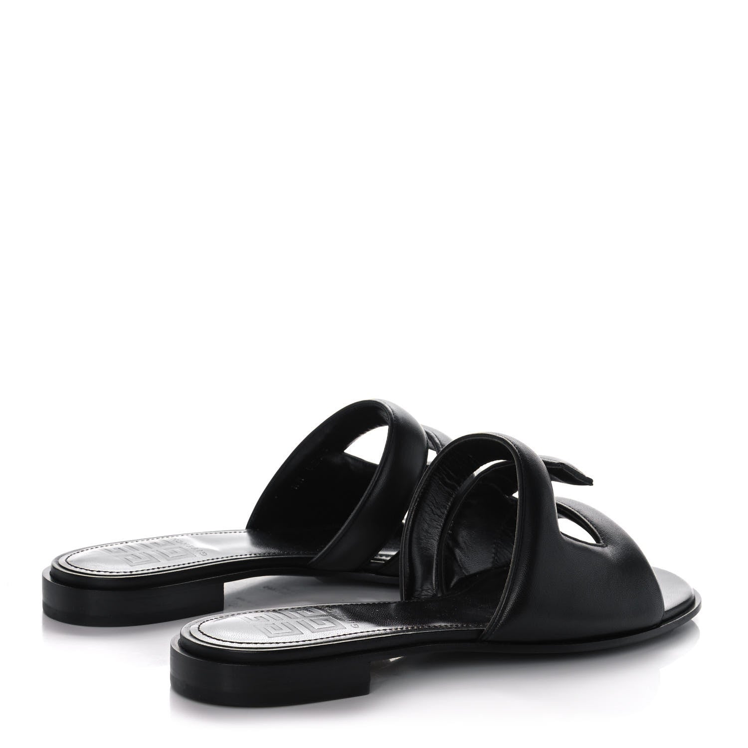 Givenchy Nappa G Flat Sandals 38 Black 4 of 9