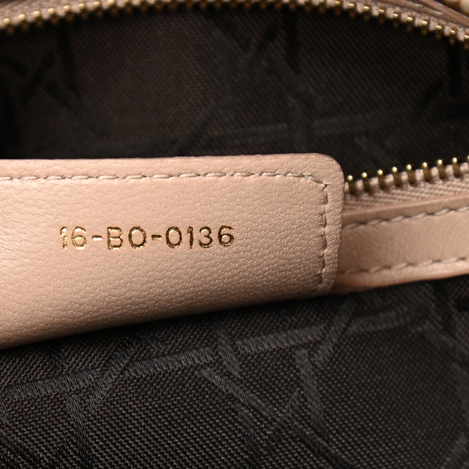 Christian Dior Lambskin Cannage Large Lady Dior Beige 7 of 15