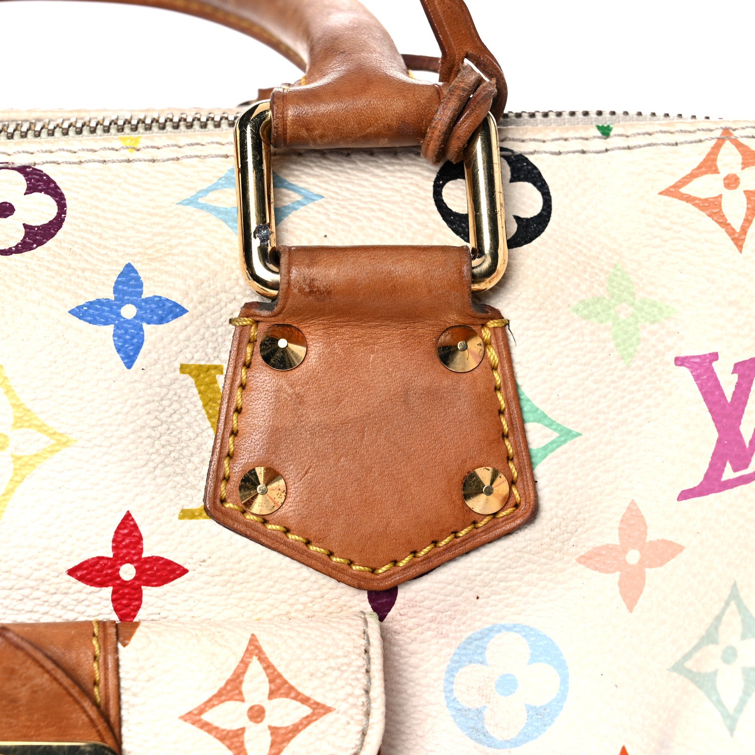 Louis Vuitton Monogram Multicolor Speedy 30 White 19 of 38