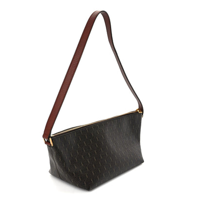 Saint Laurent Canvas Smooth Calfskin Le Monogramme Crossbody Bag Chestnut 2 of 8