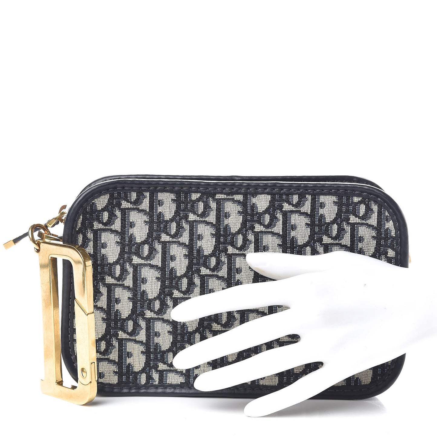 Oblique Diorquake Clutch Blue