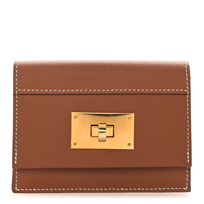 Hermes Evercolor Swift Wallet Gold 1 of 9