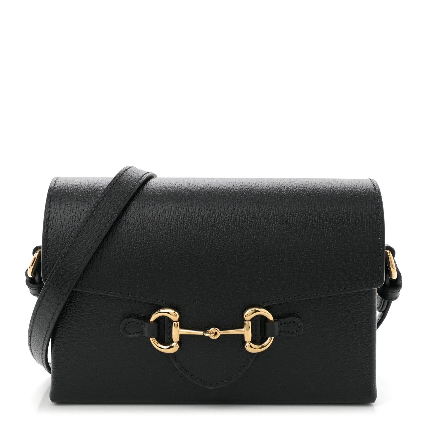 Calfskin Horsebit 1955 Shoulder Bag Black