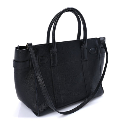Mulberry Classic Grain Small Bayswater Zip Tote  Black 2 of 7