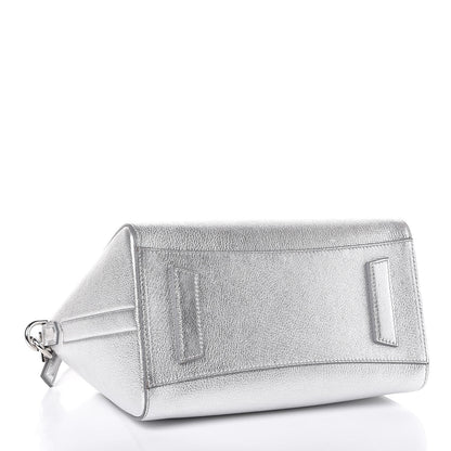 Givenchy Metallic Sugar Goatskin Small Antigona Silver 4 of 7