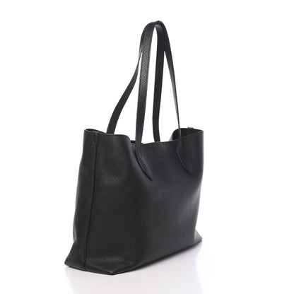 Burberry Grainy Calfskin Remington Tote Black 3 of 9
