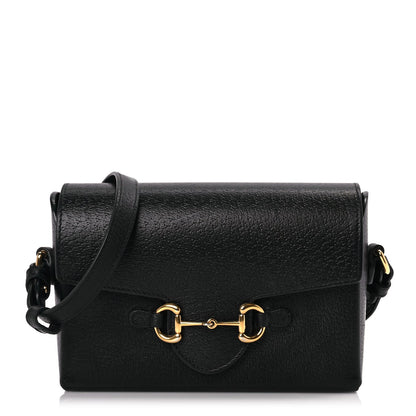 Gucci Calfskin Horsebit 1955 Shoulder Bag Black 1 of 10