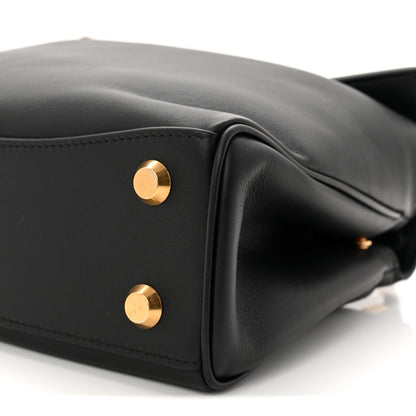 Balenciaga Natural Smooth Calfskin Mini Rodeo Top Handle Handbag Black 9 of 9