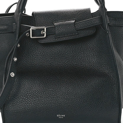Celine Supple Grained Calfskin Small Long Strap Big Bag Black 8 of 11
