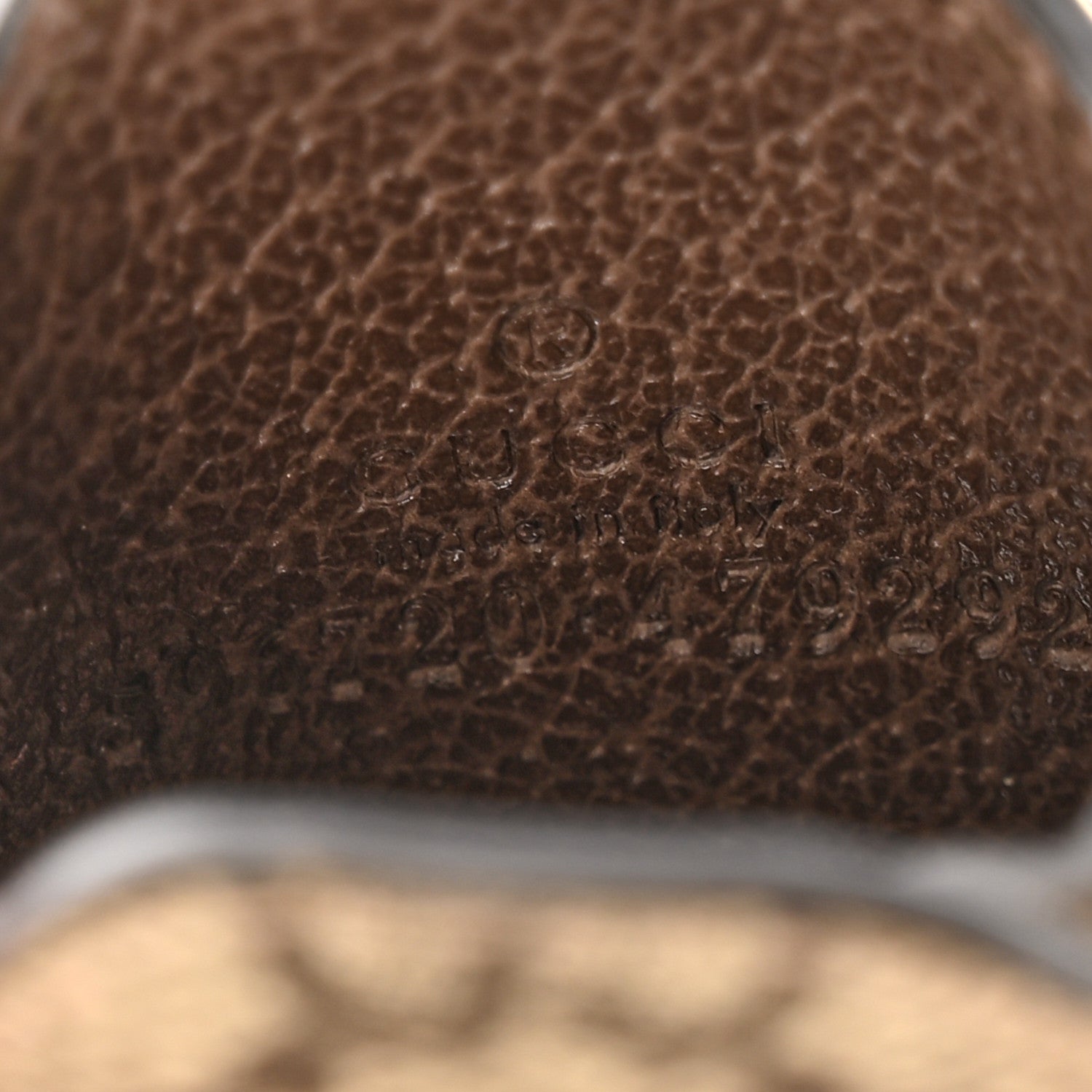 Gucci GG Supreme Monogram Ophidia AirPods Case Beige Ebony New Acero 4 of 6