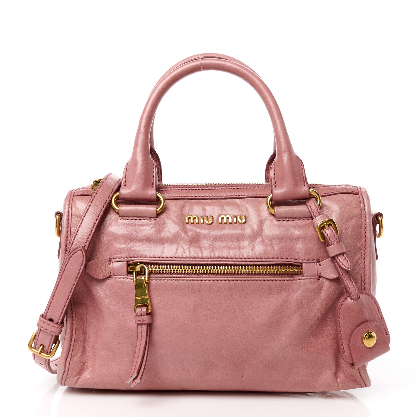 Vitello Shine Zip Tote Loto