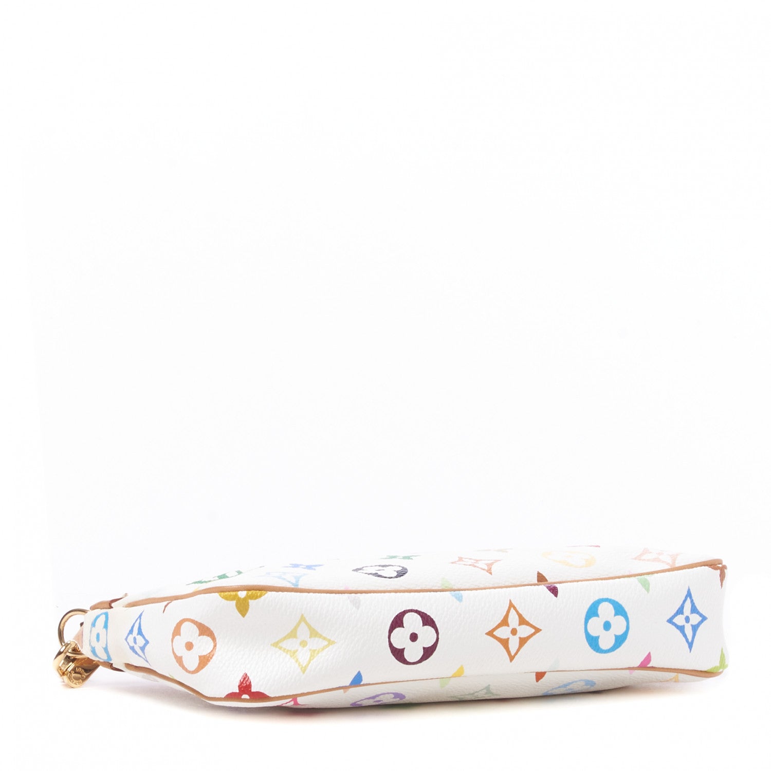 Louis Vuitton Monogram Multicolor Pochette Accessories White 3 of 7