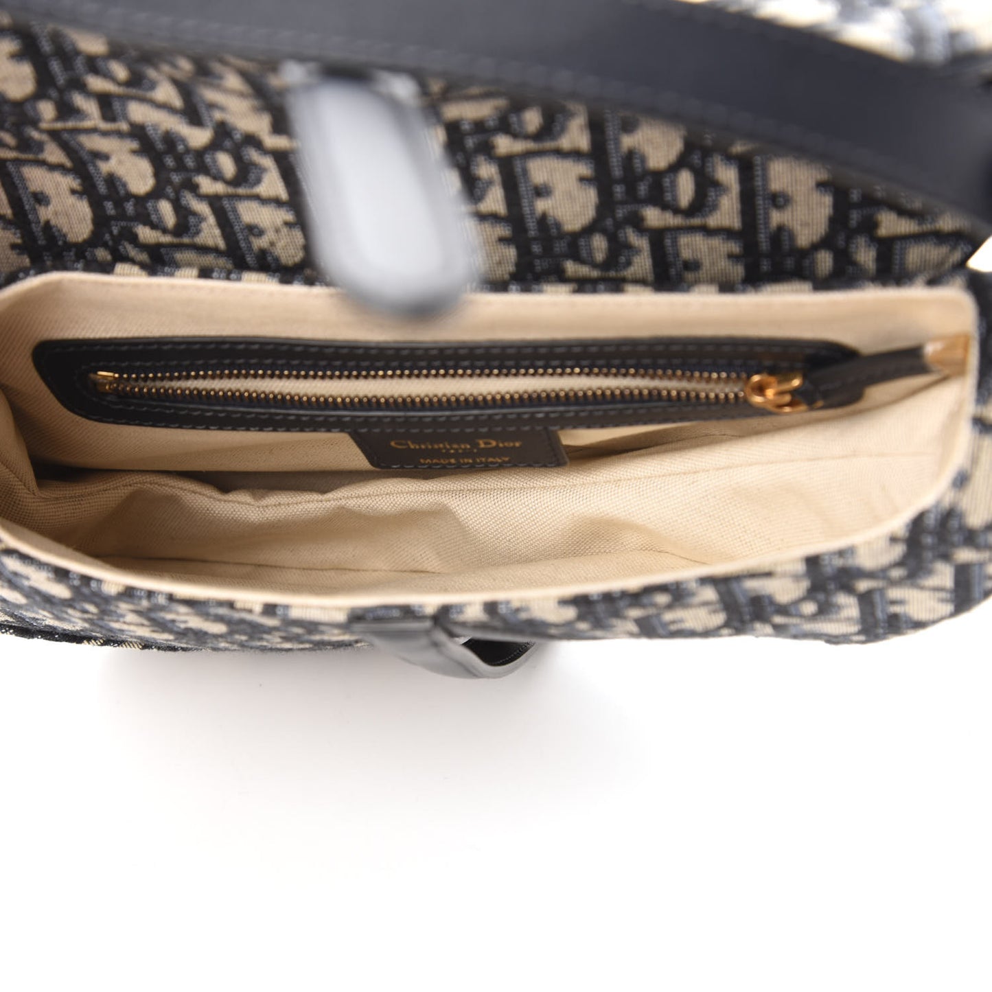 Oblique Saddle Bag Blue