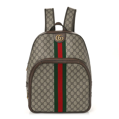 Gucci GG Supreme Monogram Medium Ophidia Day Backpack Brown 1 of 10