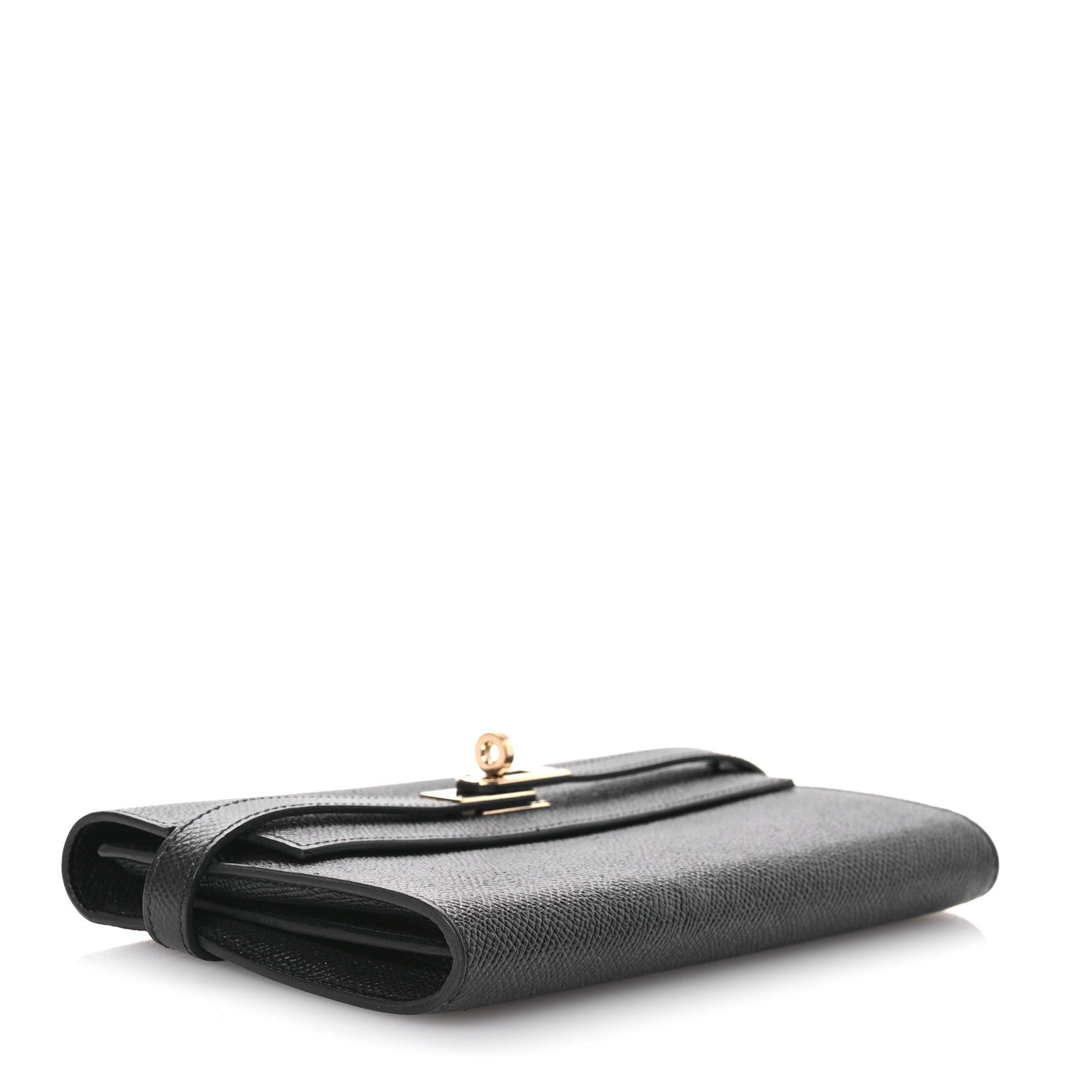 Hermes Epsom Kelly Longue Wallet Black 4 of 8