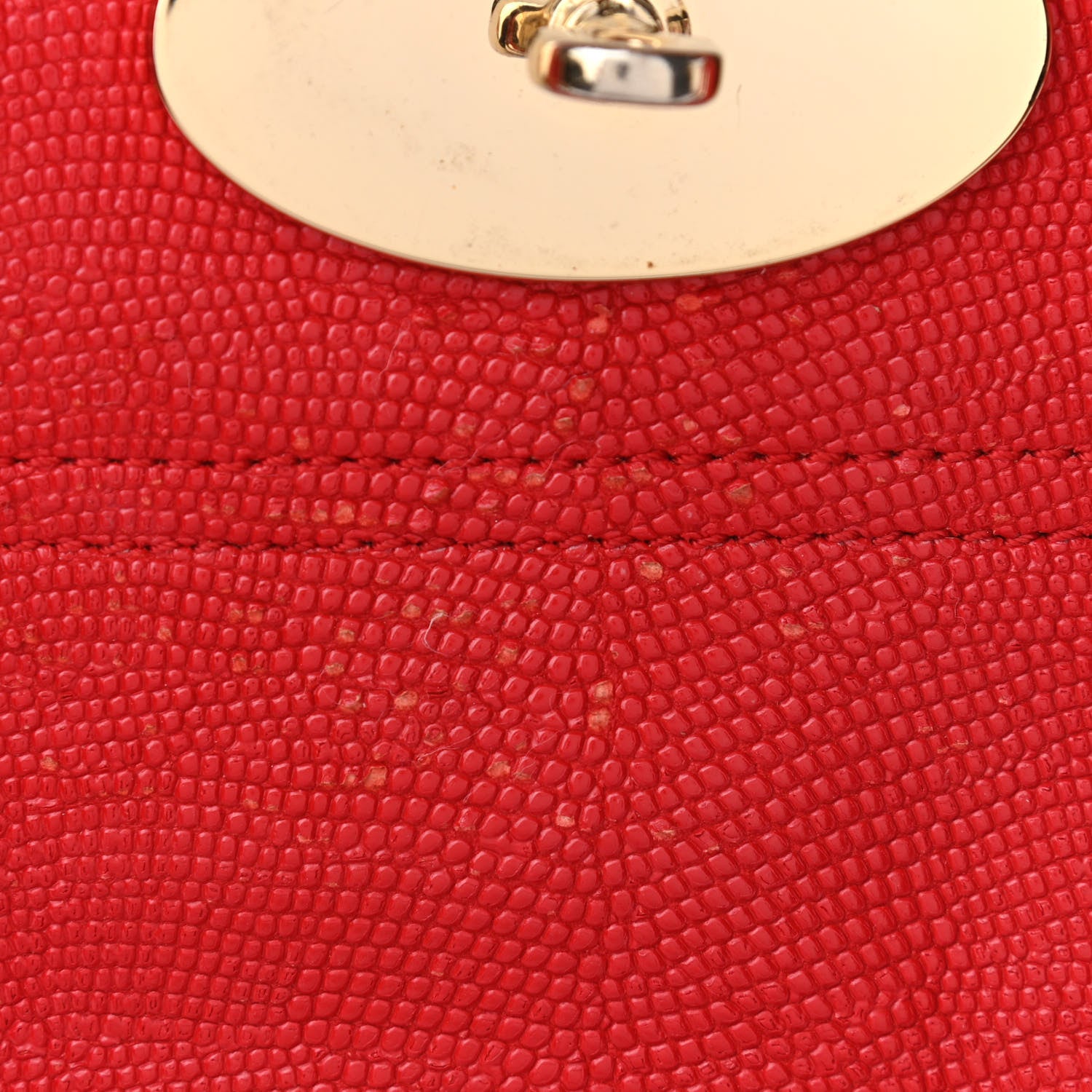 Mulberry Lizard Embossed Calfskin Bayswater Red 12 of 16