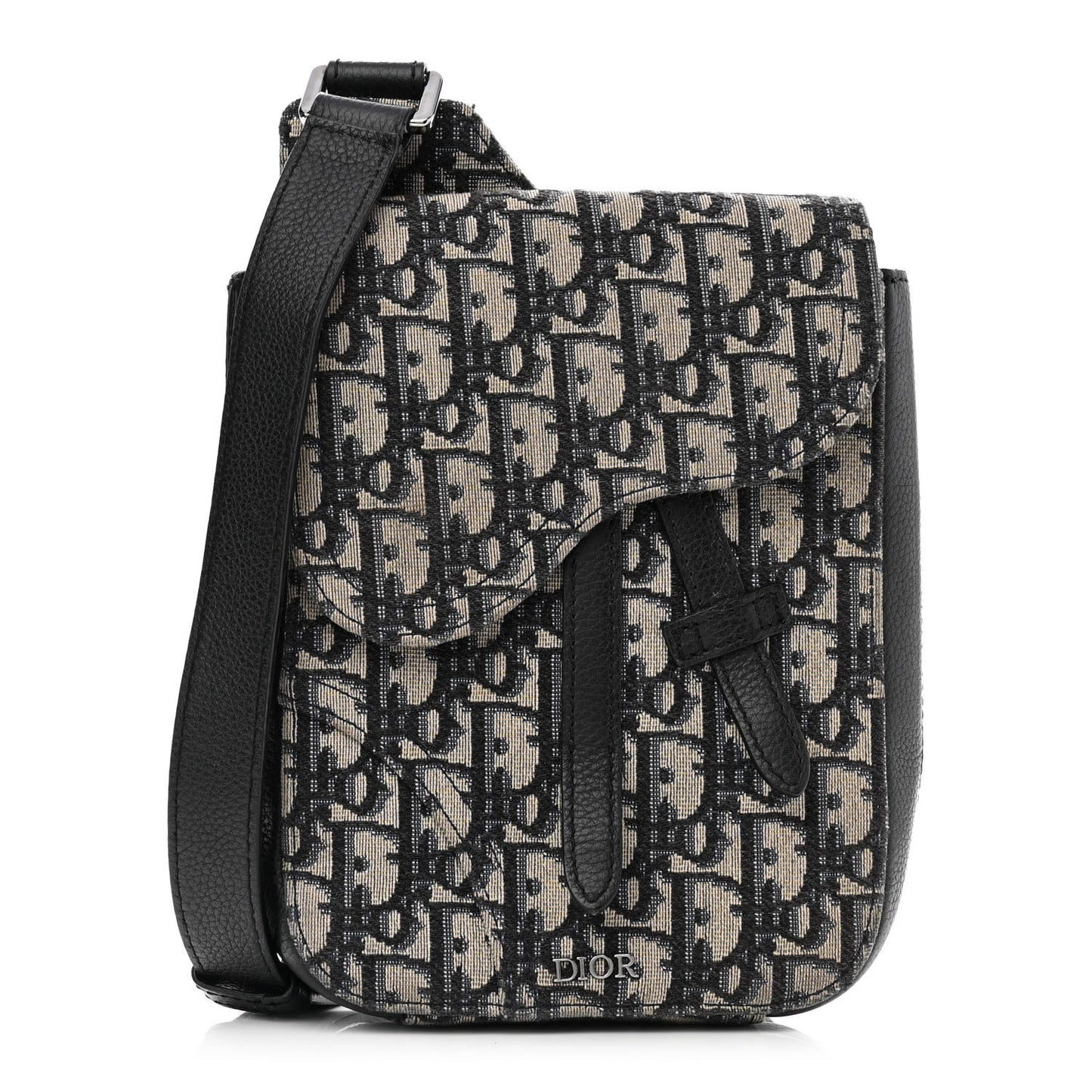 Oblique Saddle Pouch Blue