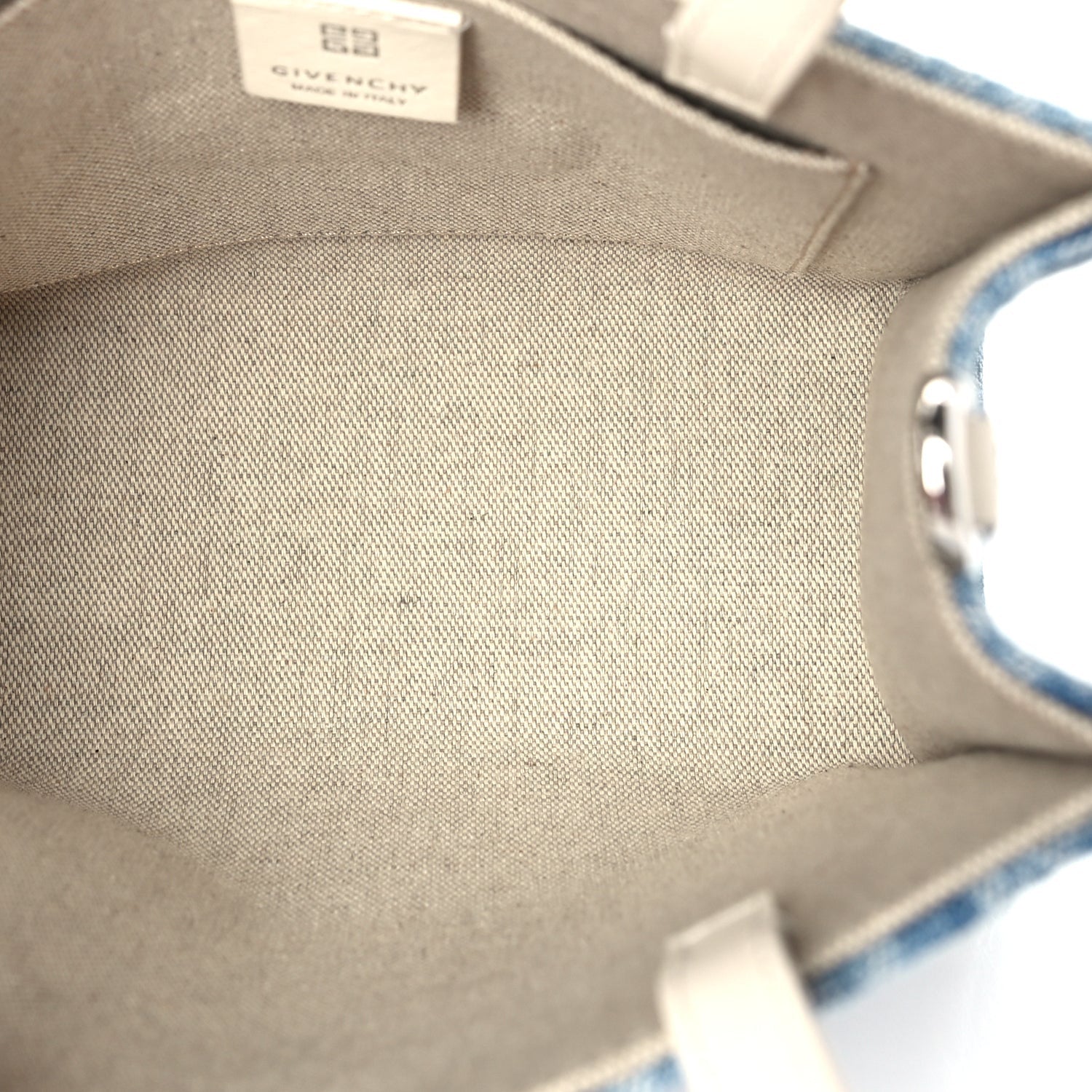 Givenchy Washed Denim Mini G Shopping Tote  Blue 4 of 8