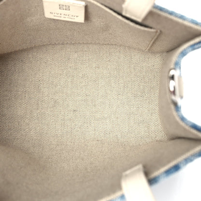 Givenchy Washed Denim Mini G Shopping Tote  Blue 4 of 8