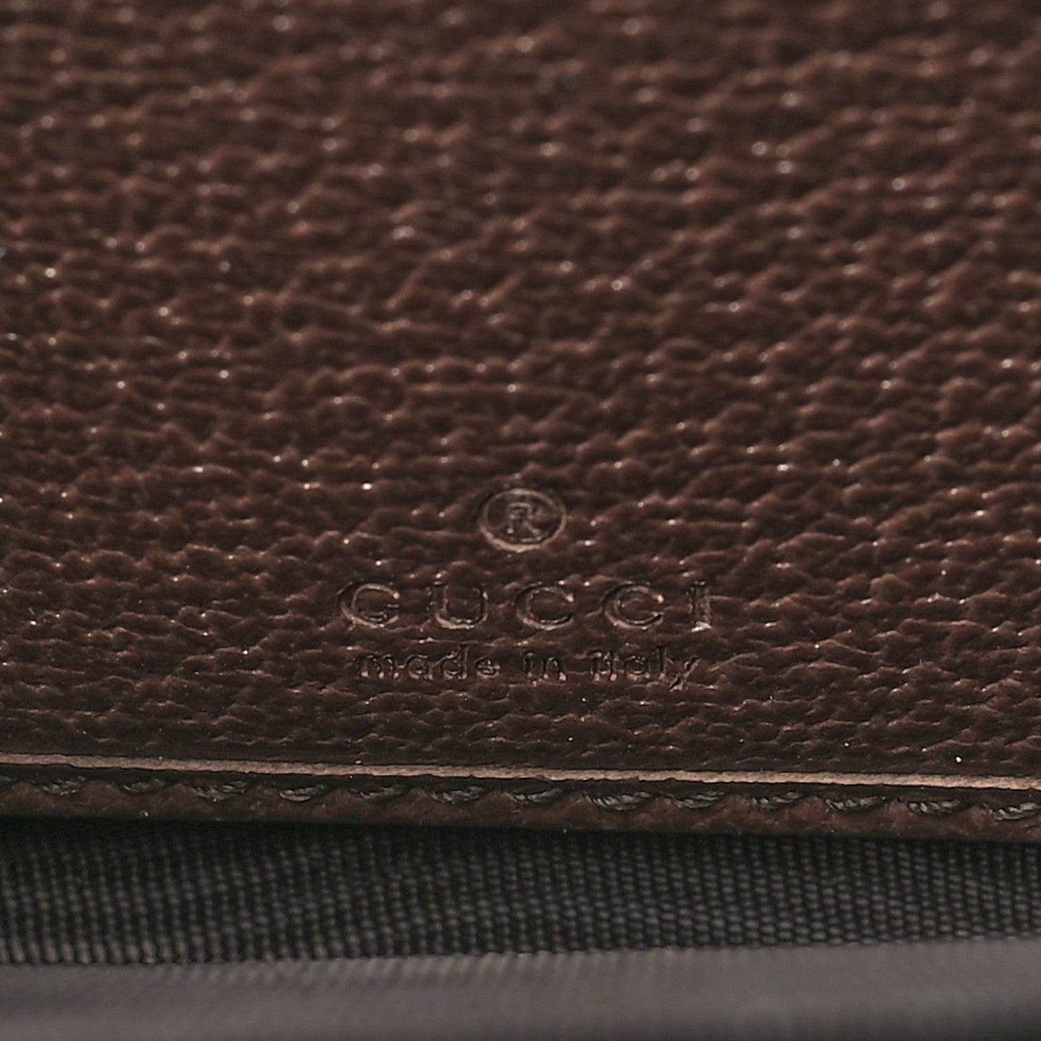 Gucci Monogram Jumbo GG Textured Dollar Calfskin Diana Zip Around Continental Wallet Camel Ebony New Acero 6 of 7