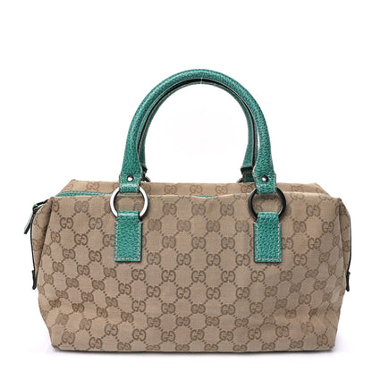 Gucci Monogram Small Boston Turquoise 1 of 8