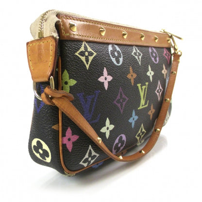 Louis Vuitton Monogram Multicolor Pochette Accessories Black 3 of 9