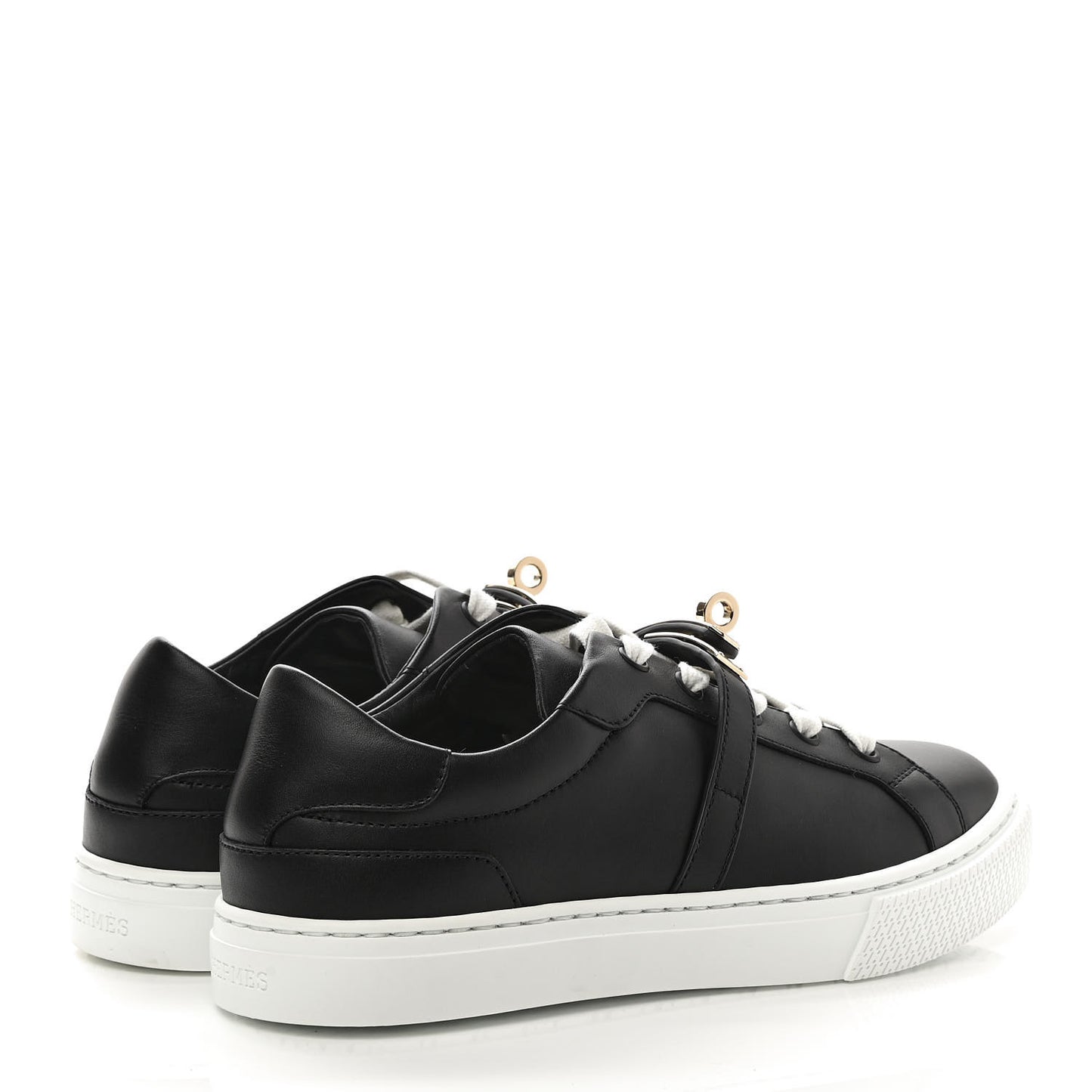 Calfskin Day Sneakers 35.5 Black