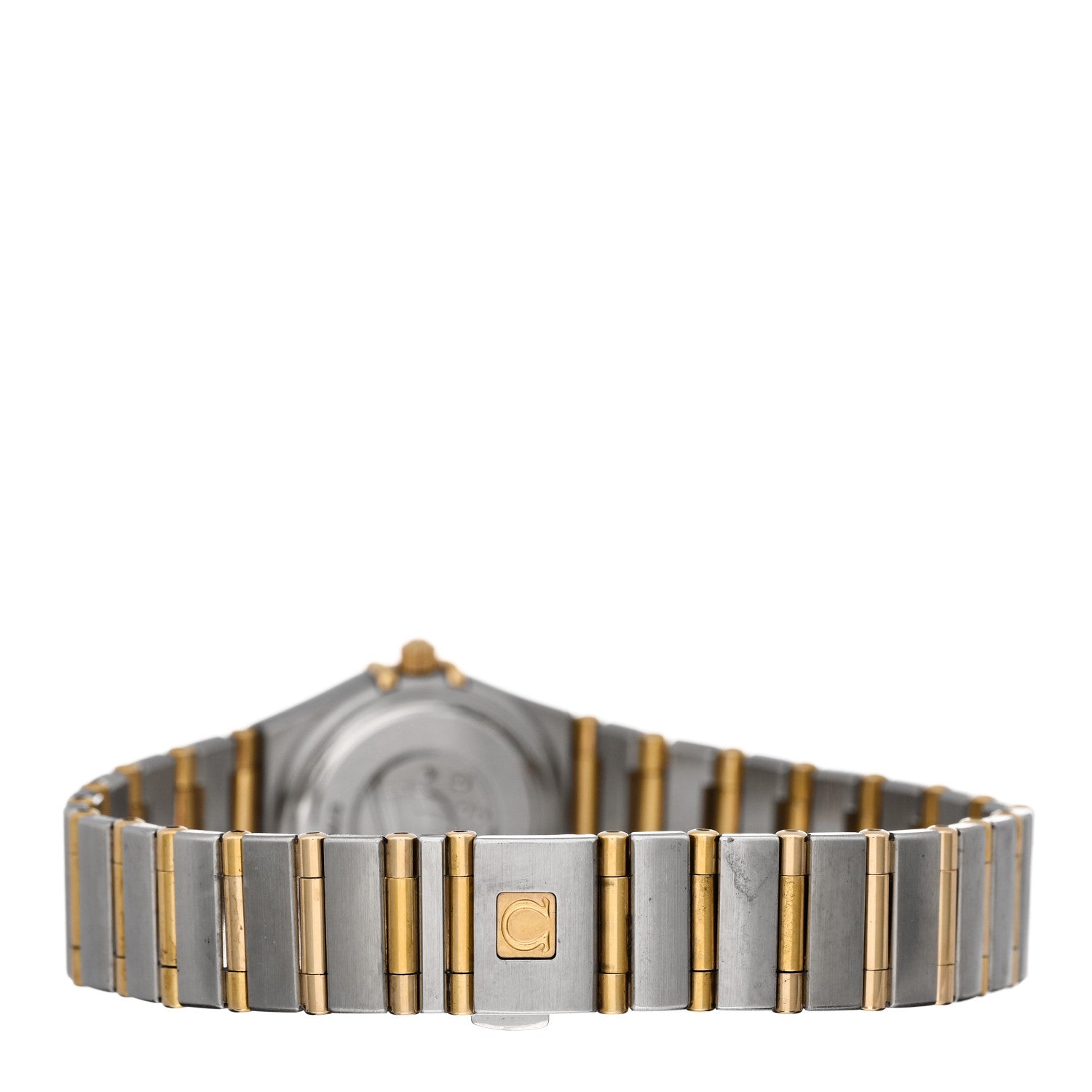 Omega Stainless Steel 18K Yellow Gold Diamond Bezel Mother of Pearl 22mm Constellation Quartz Watch 1267.75.00 3 of 5