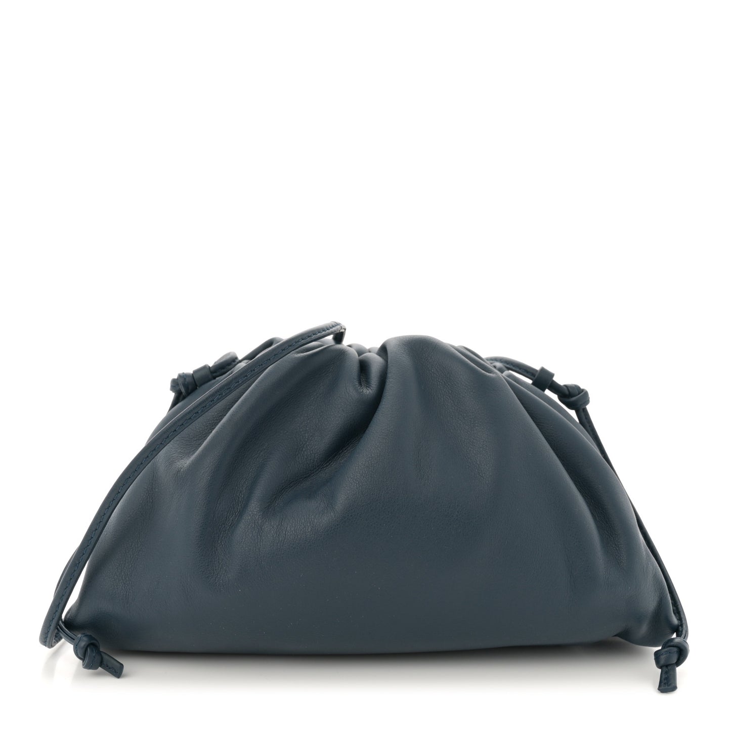 Butter Calfskin The Mini Pouch Deep Blue