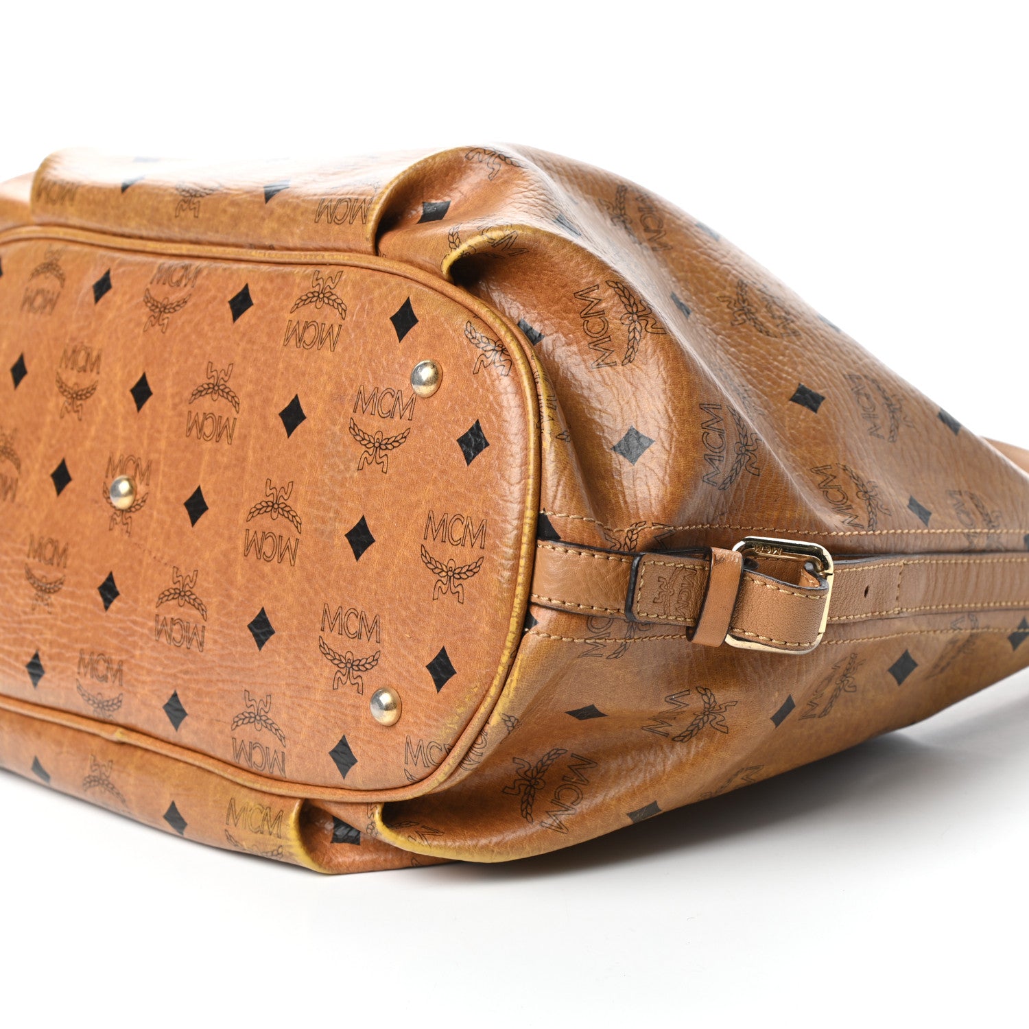 MCM Visetos Hobo Cognac 8 of 10