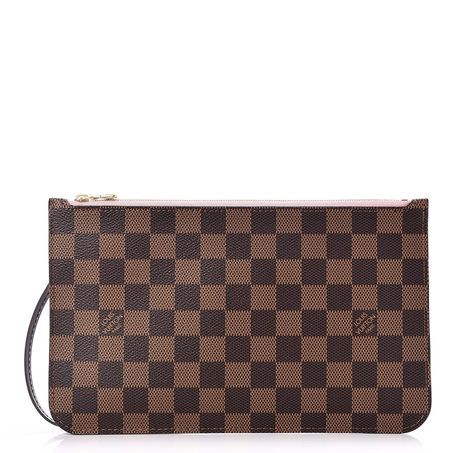 Louis Vuitton Damier Ebene Neverfull MM GM Pochette Rose Ballerine 1 of 8