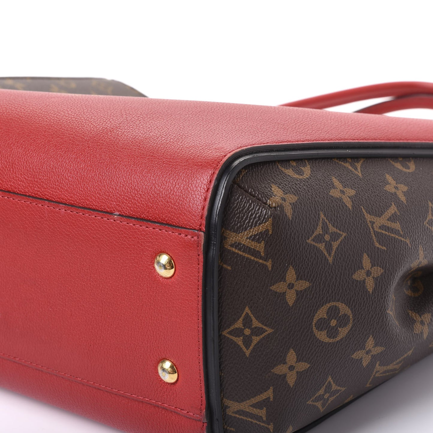 Calfskin Monogram Kimono Tote Cherry