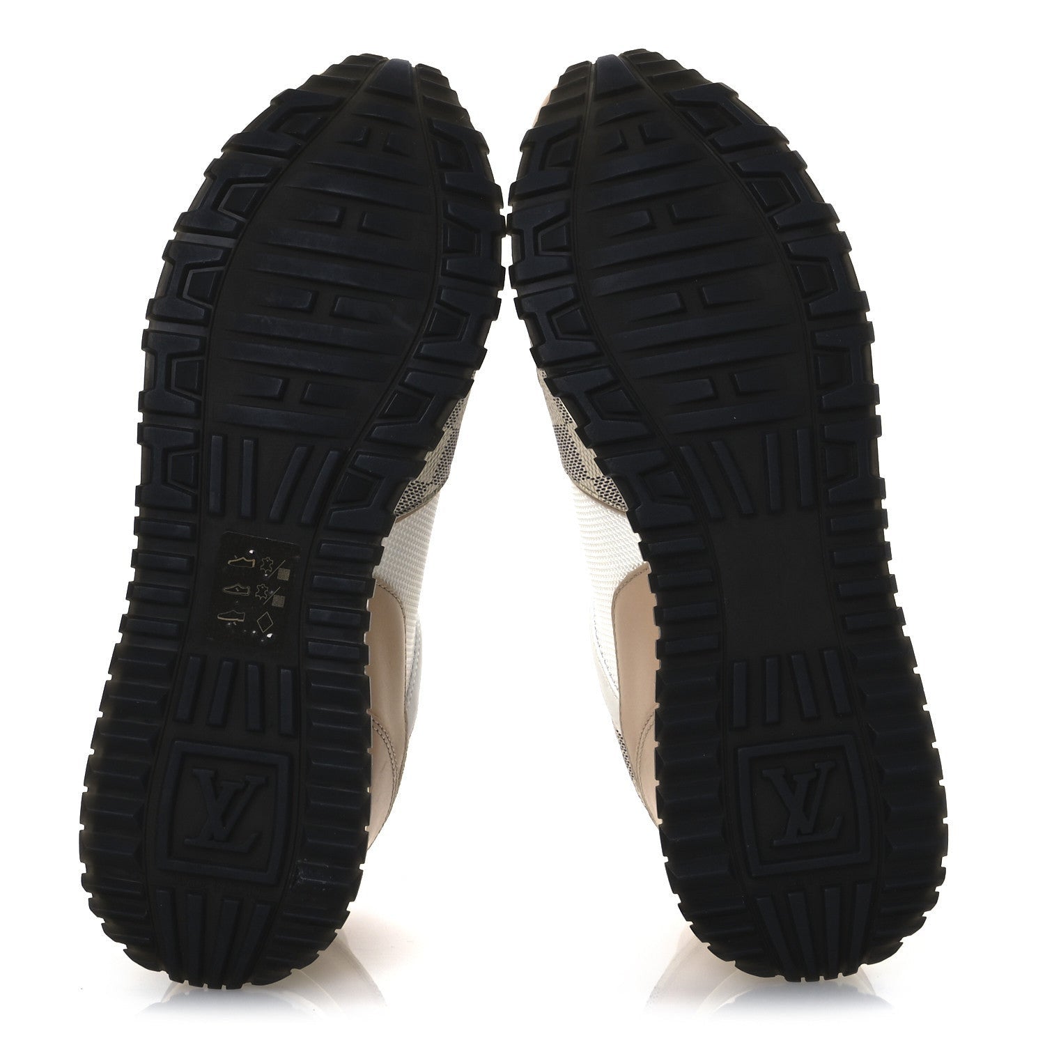 Louis Vuitton Calfskin Damier Azur Run Away Sneakers White 7 of 7