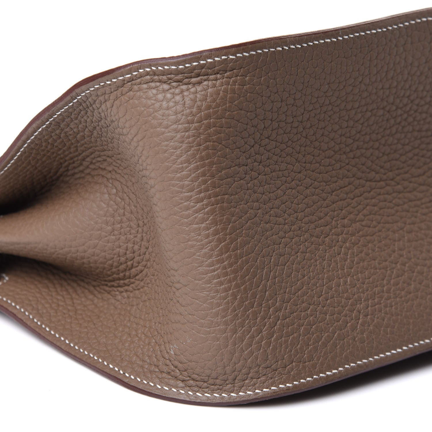 Hermes Taurillon Clemence Jypsiere 28 Etoupe 9 of 13