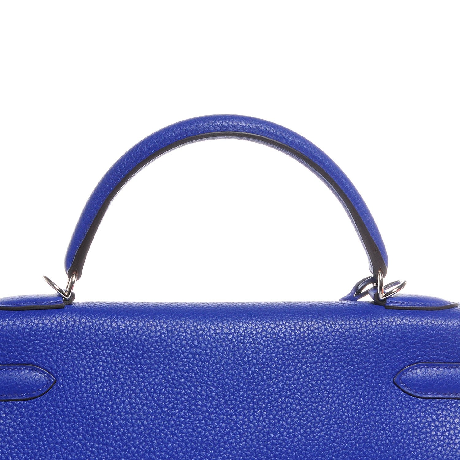 Hermes Taurillon Clemence Kelly Retourne 32 Bleu Electrique 22 of 24