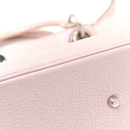 Christian Dior Metallic Bullcalf Medium Diorissimo Tote Pink 11 of 13