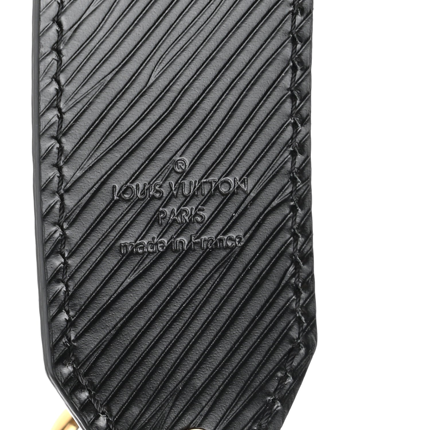 Louis Vuitton Epi Bead Embroidery Print Bandouliere Shoulder Strap Black 3 of 5