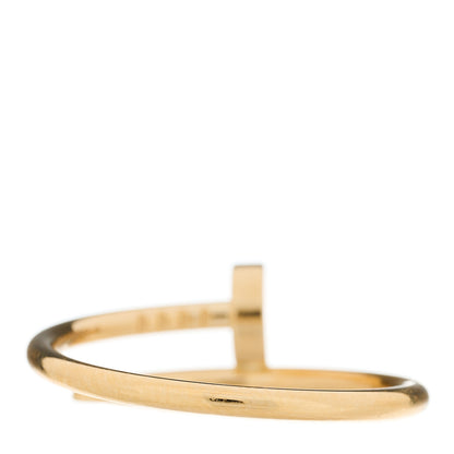 Cartier 18K Yellow Gold Small Juste Un Clou Ring 58 8.25 4 of 5