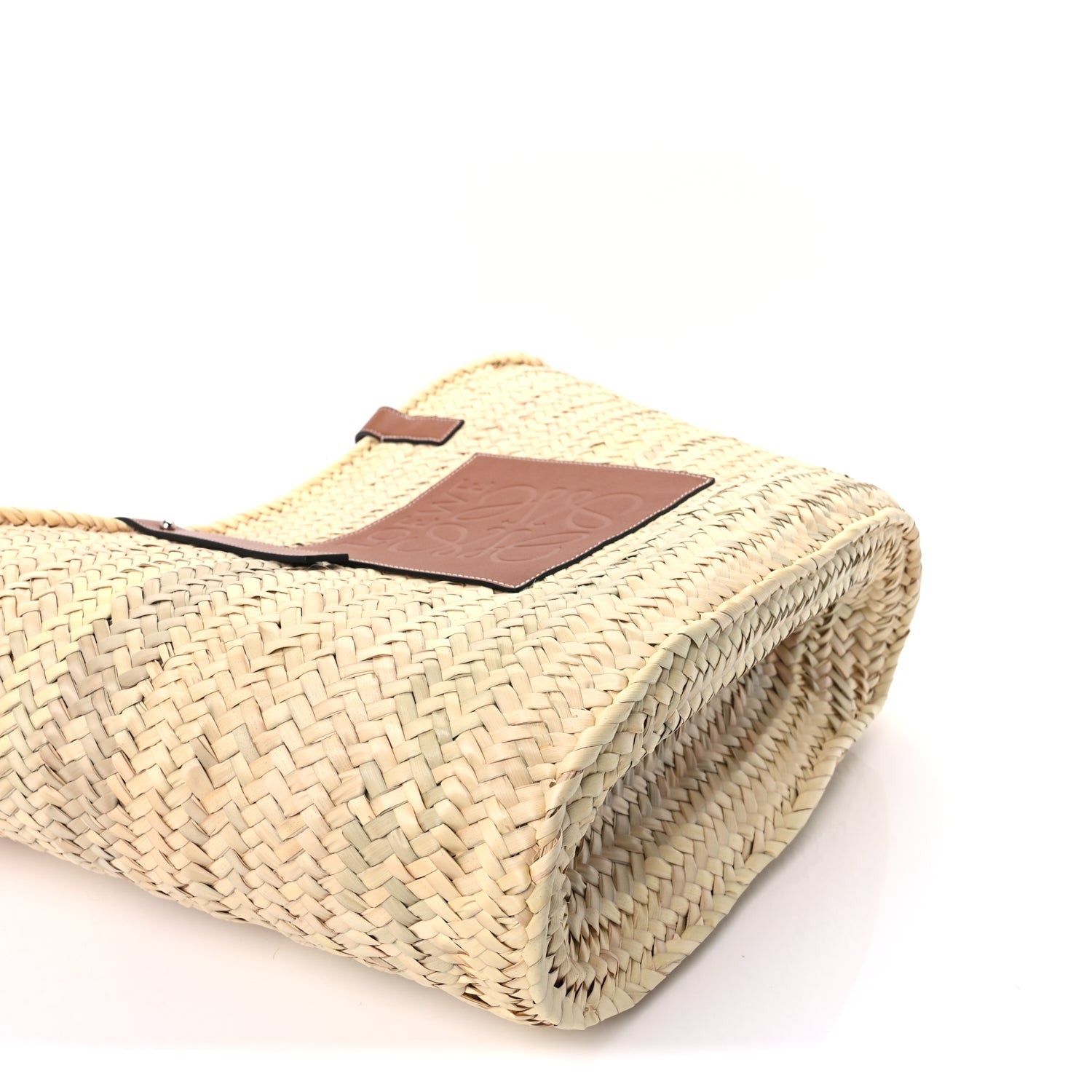Loewe Raffia Large Basket Tote Bag Natural Tan 7 of 7