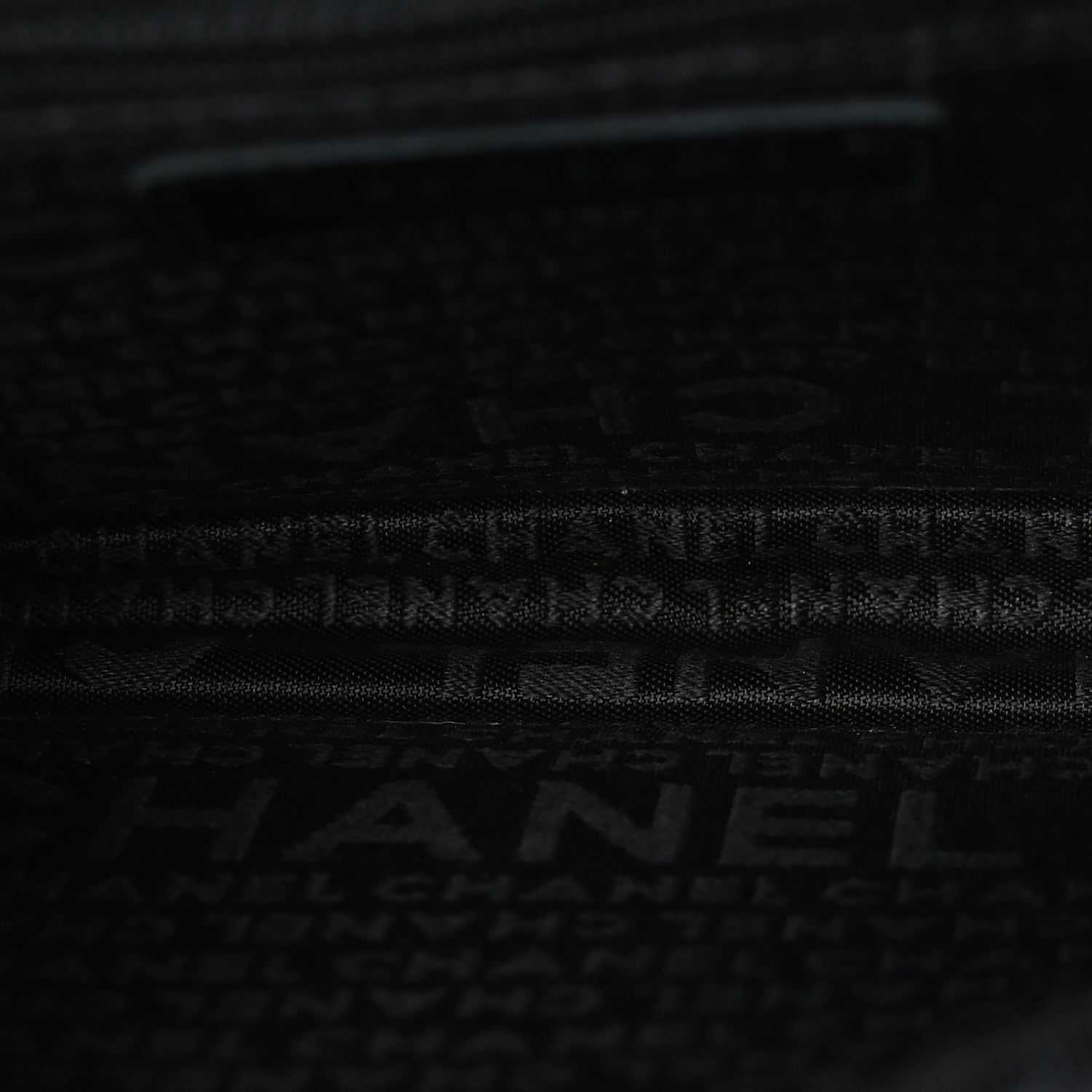 Chanel Grosgrain Fabric Quilted Coco Crest Single Flap  Black 4 of 9