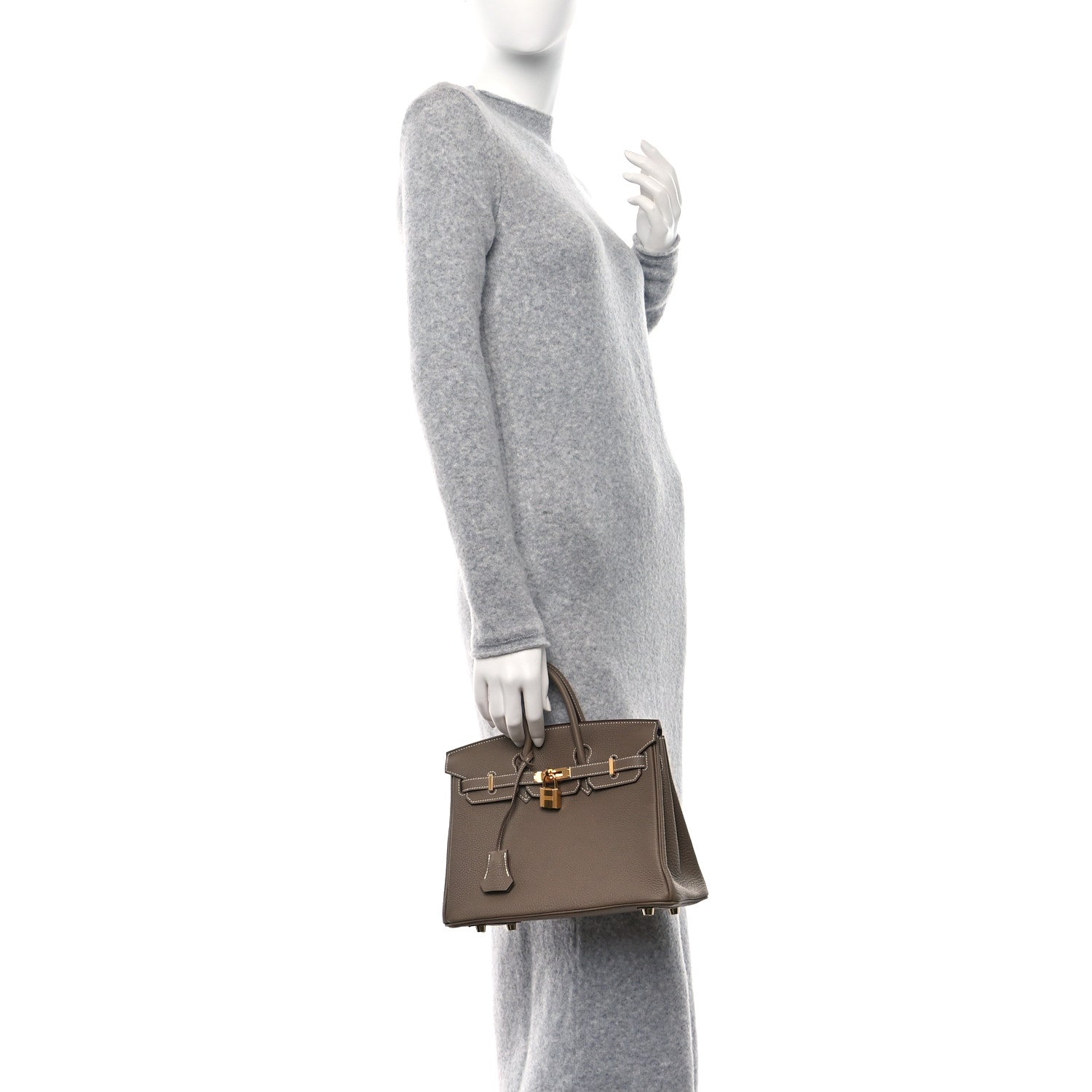 Hermes Togo Birkin 25 Etoupe 2 of 11