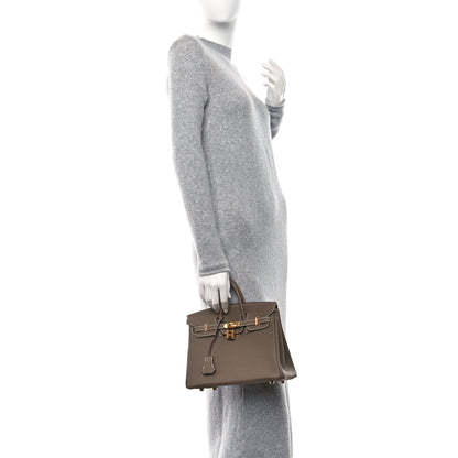 Hermes Togo Birkin 25 Etoupe 2 of 11