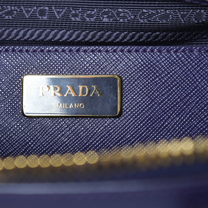 Prada Saffiano Lux Large Promenade Tote Viola 6 of 8