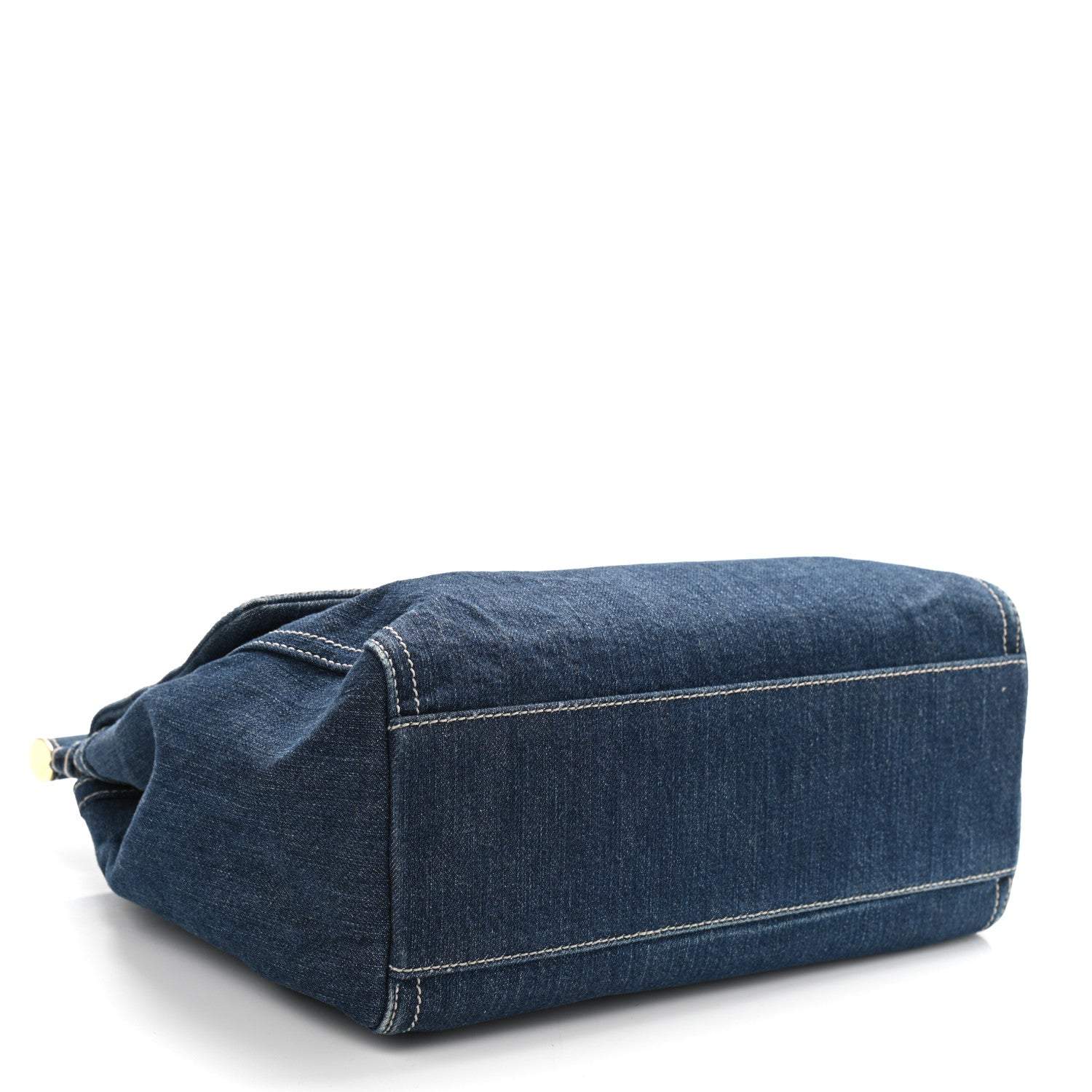 Dolce & Gabbana Denim Large Miss Sicily Satchel Blue 4 of 9