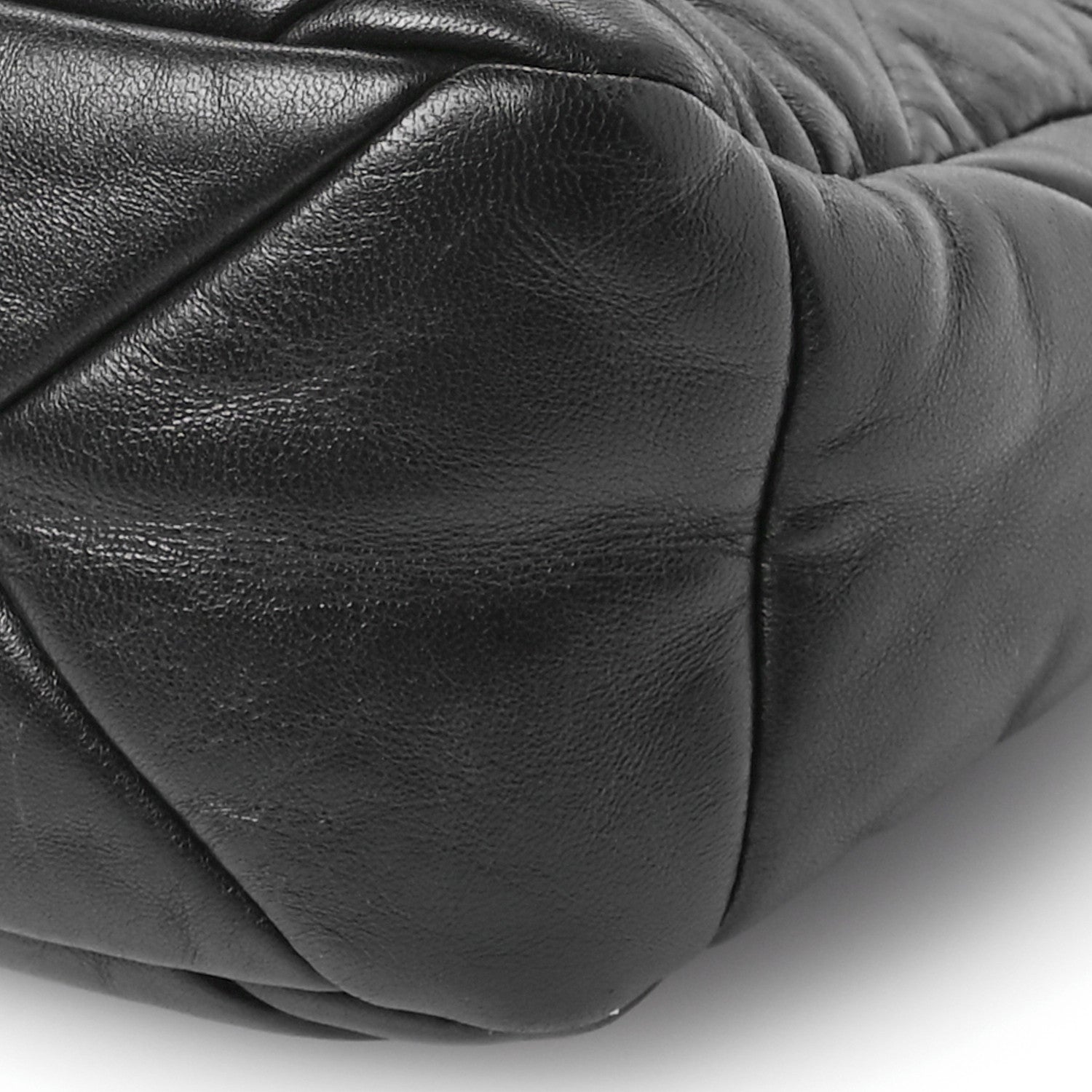 Prada Nappa Triangle Quilted Patchwork System Bag Black 7 of 10