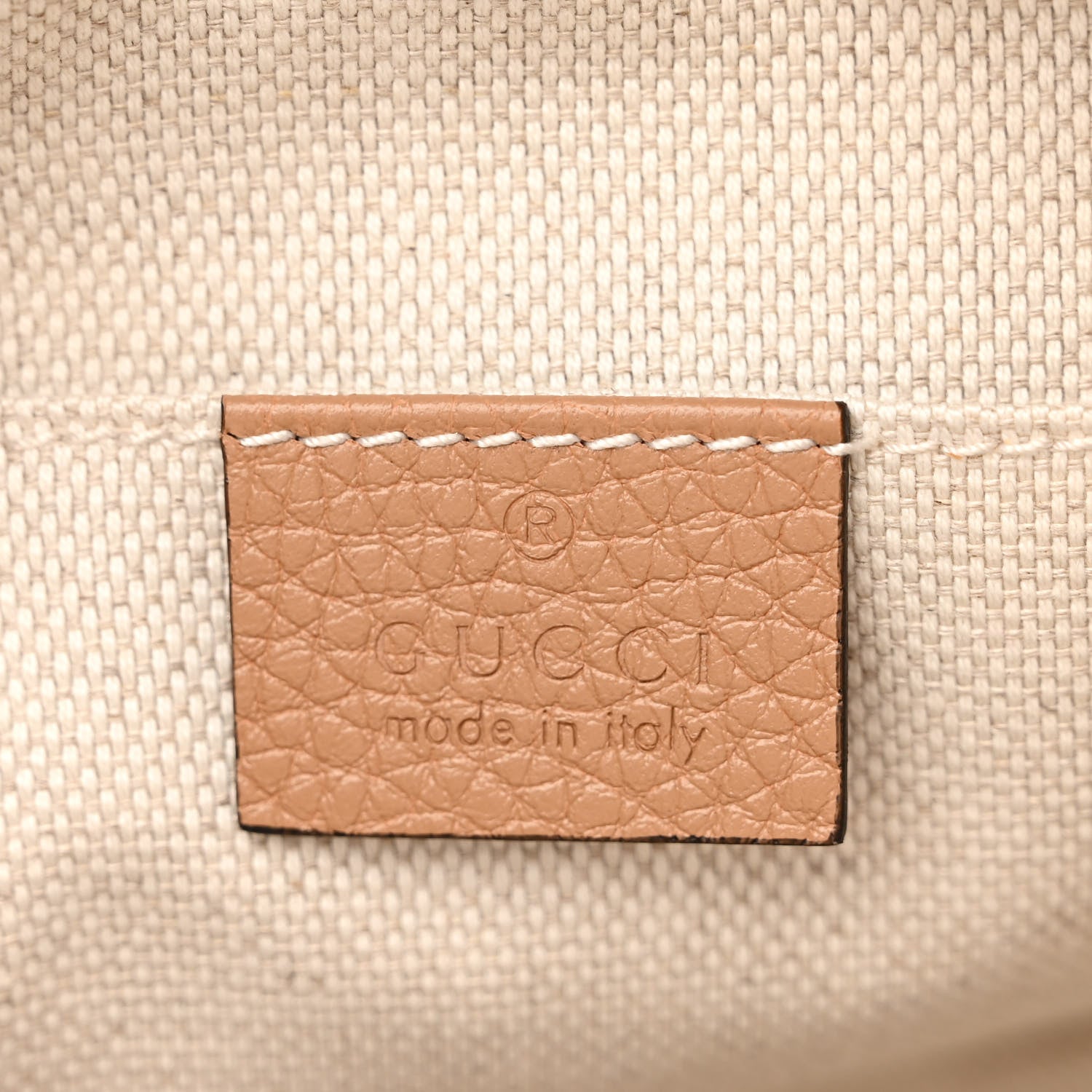 Gucci Pebbled Calfskin Small Soho Disco Bag Camelia 6 of 10