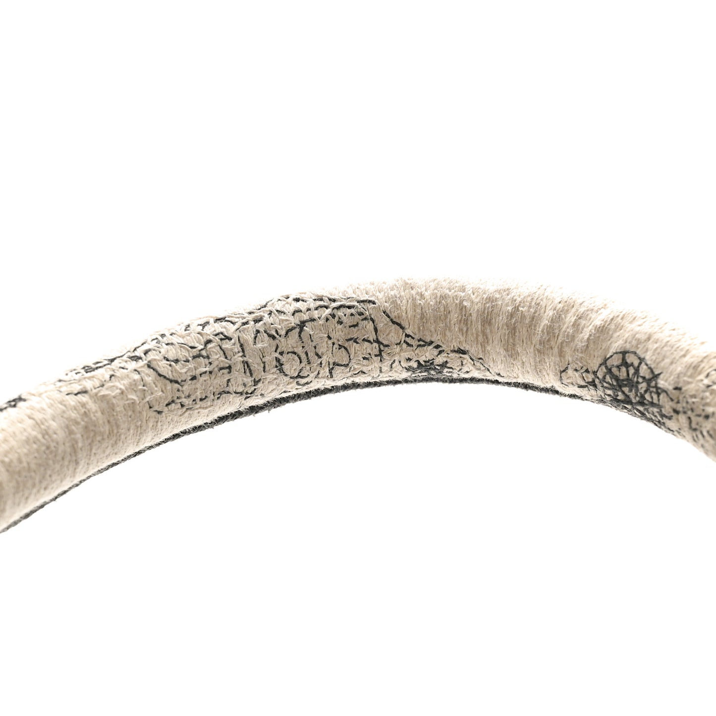 Canvas Embroidered Small Zodiac Toile De Jouy Book Tote Latte