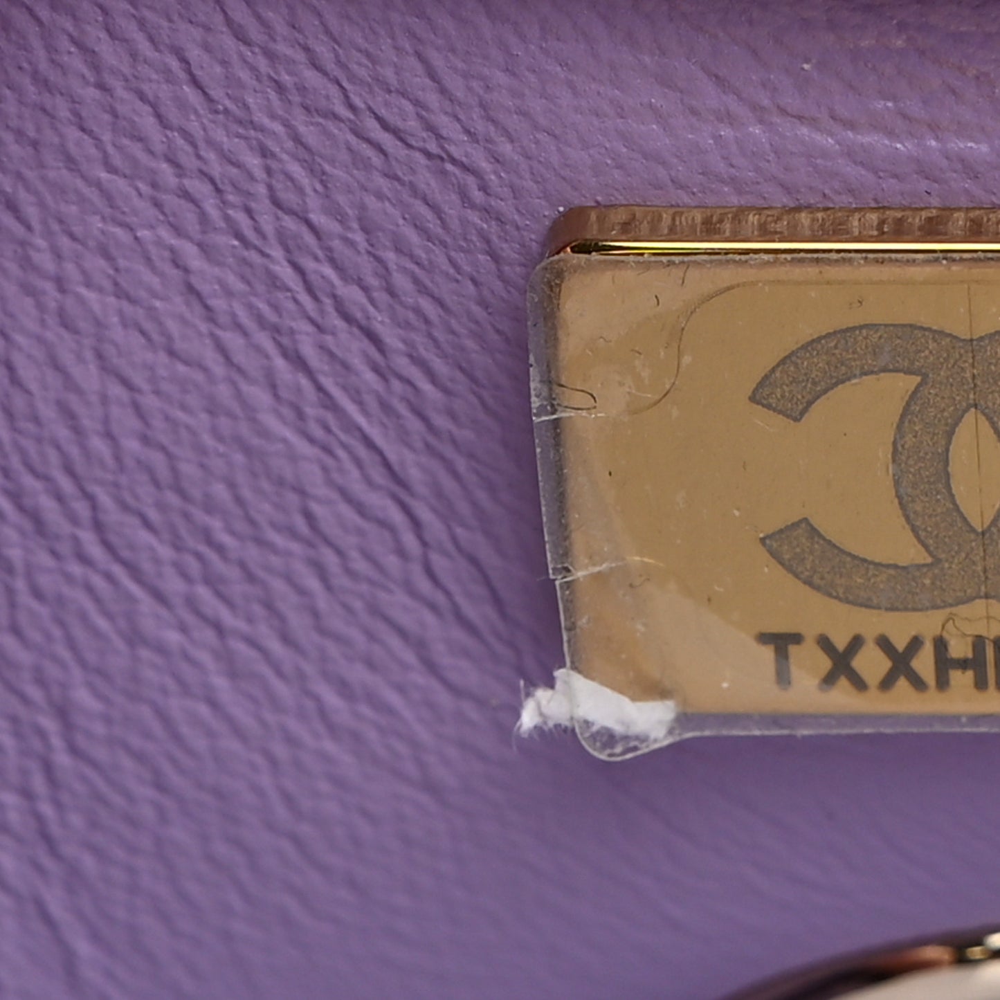 Caviar Quilted Extra Mini Coco Handle Flap Light Purple