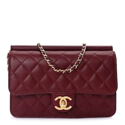 Chanel Lambskin Quilted Medium Crossing Times Flap  Red 1 of 10